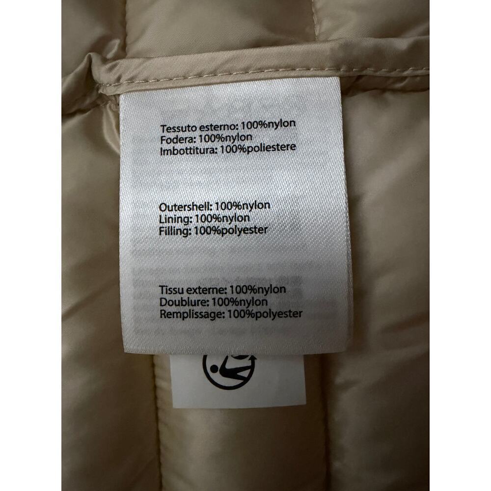 Save The Duck Girls Iris Puffer Jacket Beige size 8 - Picture 5 of 10